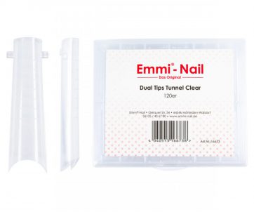 Emmi Nail Emmi-Nail Dual Tips Tunnel Clear 120er