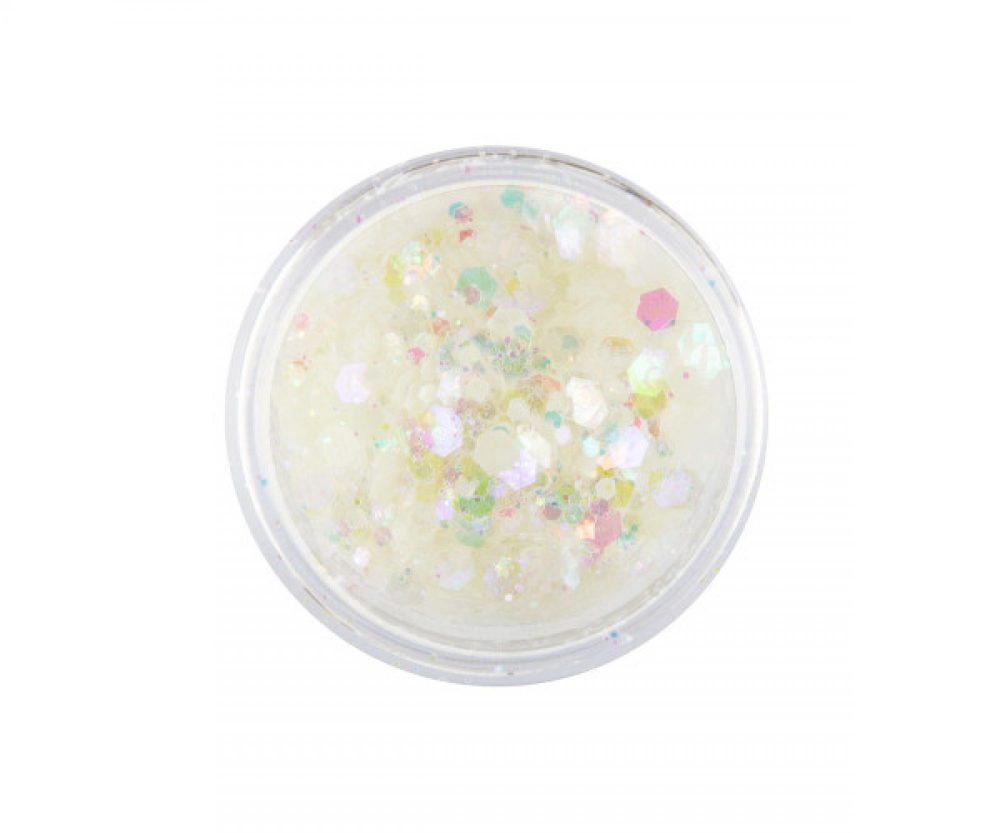 Emmi-Nail Glitterpowder-sequins "Glow" white