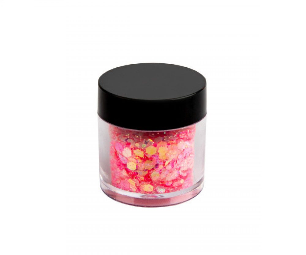 Emmi-Nail Glitterpuder-Pailletten "Glow" pink