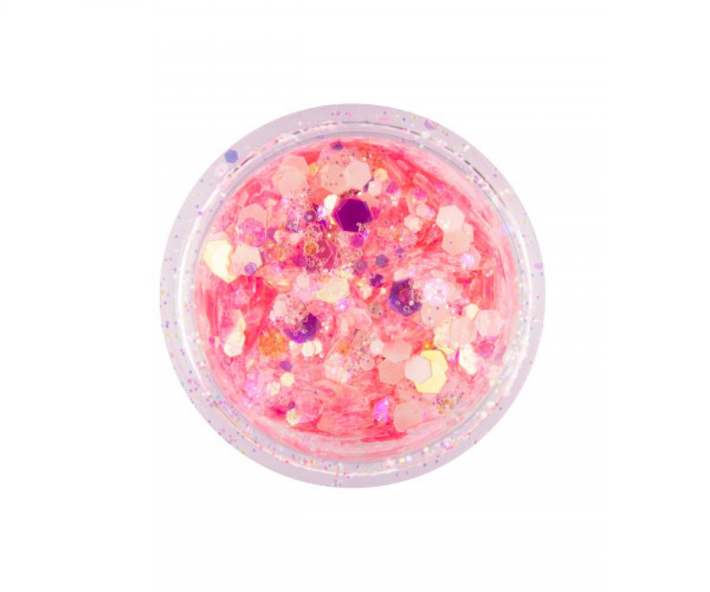 Emmi-Nail Glitterpuder-Pailletten "Glow" pink