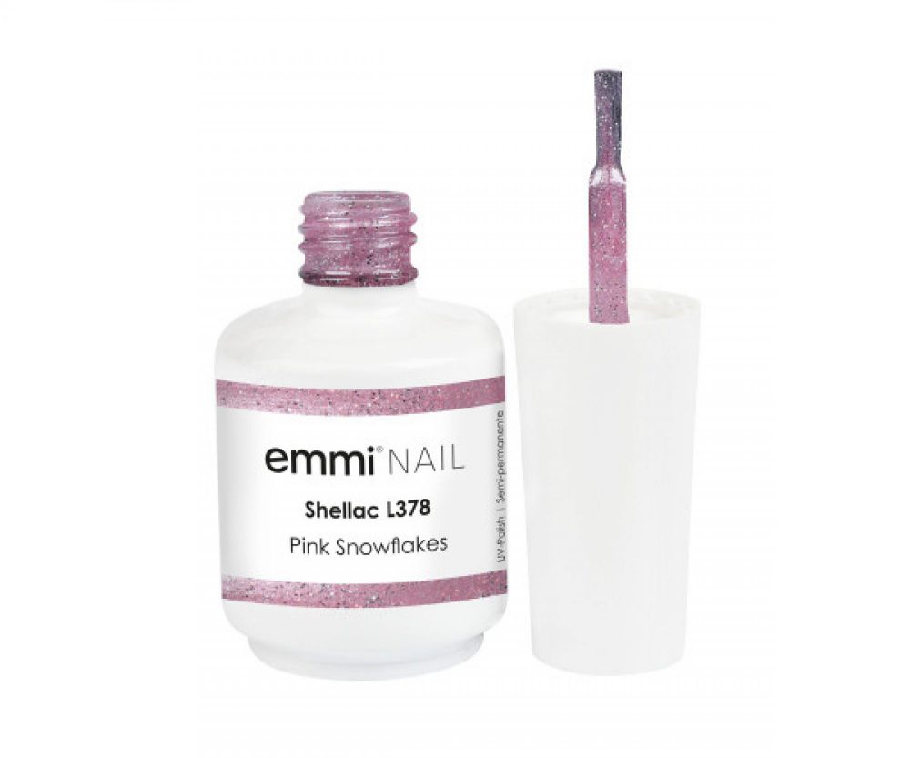 Emmi Shellac UV/LED-Lack Pink Snowflakes -L378