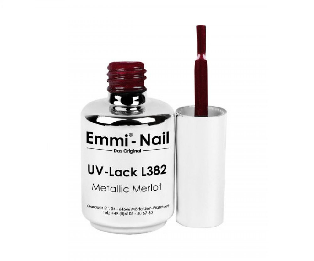 Emmi Shellac UV/LED-Lack Metallic Merlot -L382-