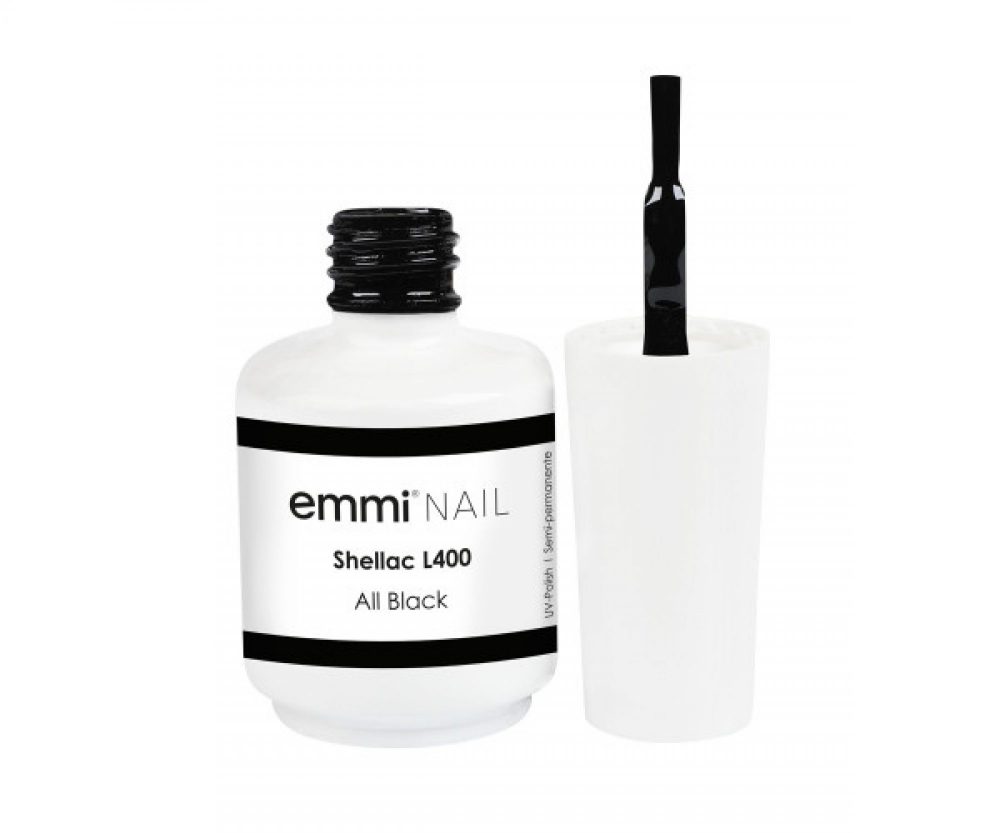 Emmi Shellac UV/LED-Lack All Black -L400-