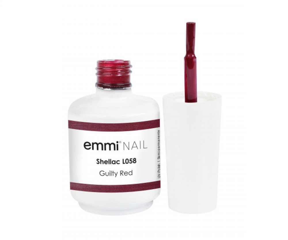 Emmi Shellac UV/LED-Lock Guilty Red -L058-