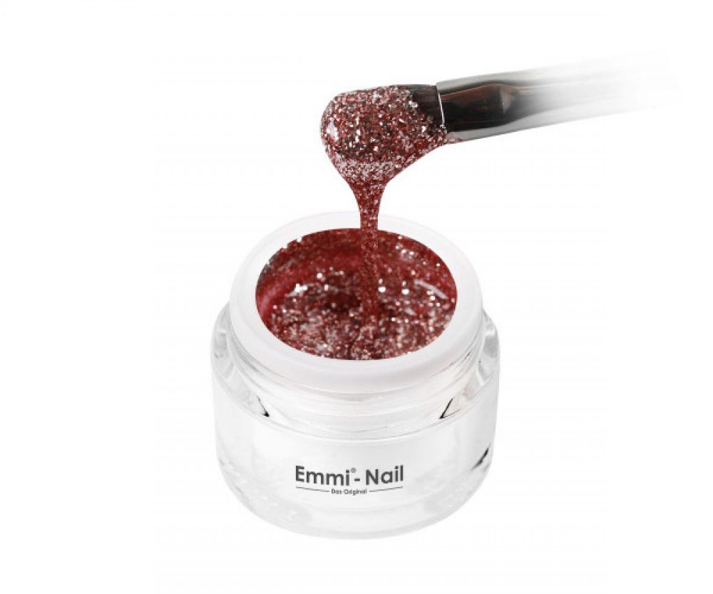 Emmi-Nail Color Gel Fairy Glitter Rose 5ml -F126-