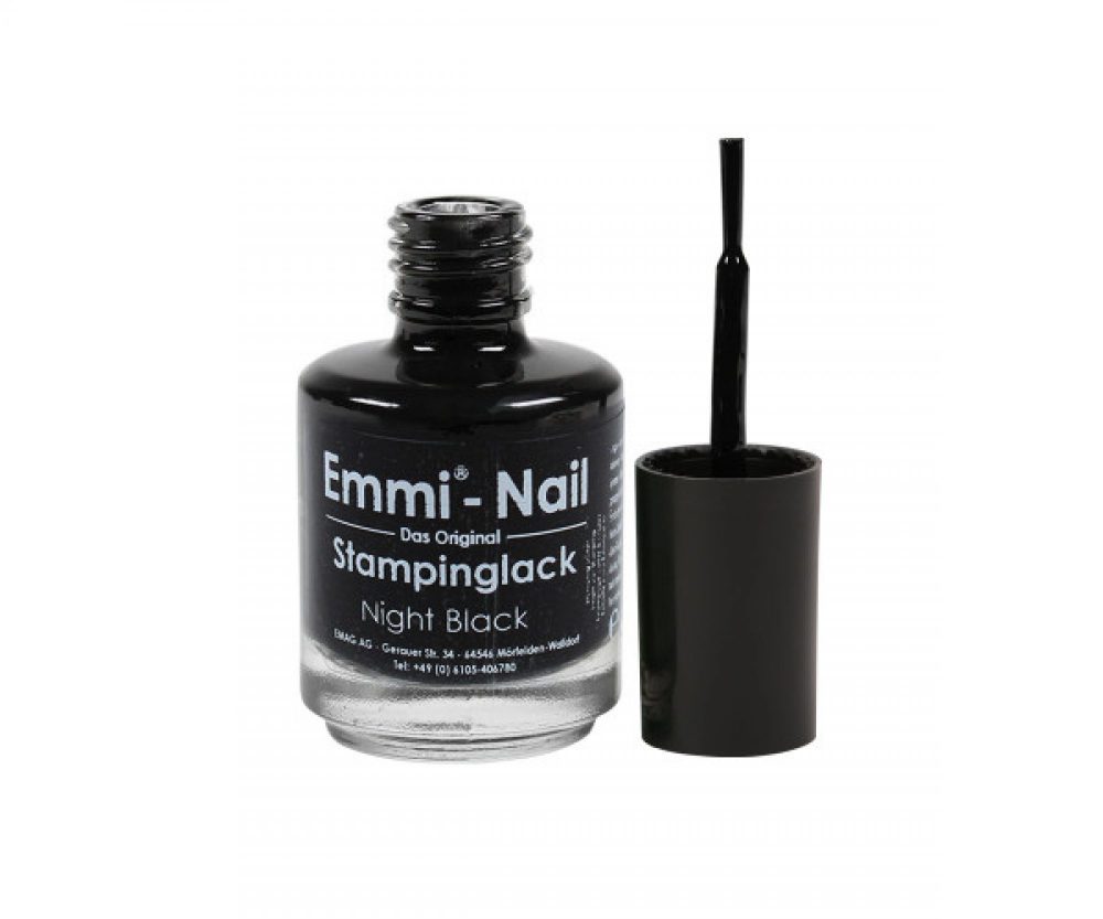 Βερνίκι stamping "night black" 15ml