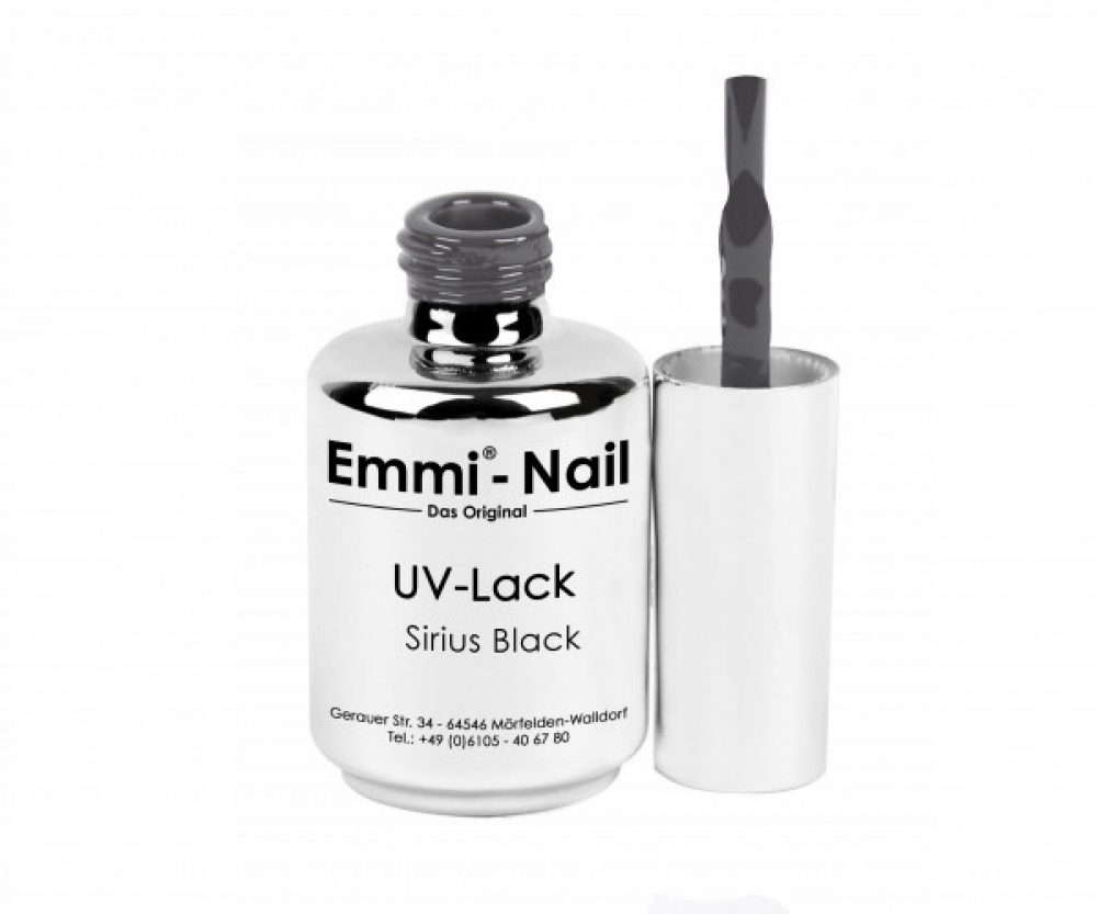 Emmi Shellac UV/LED-Lack Sirius Black -L061-