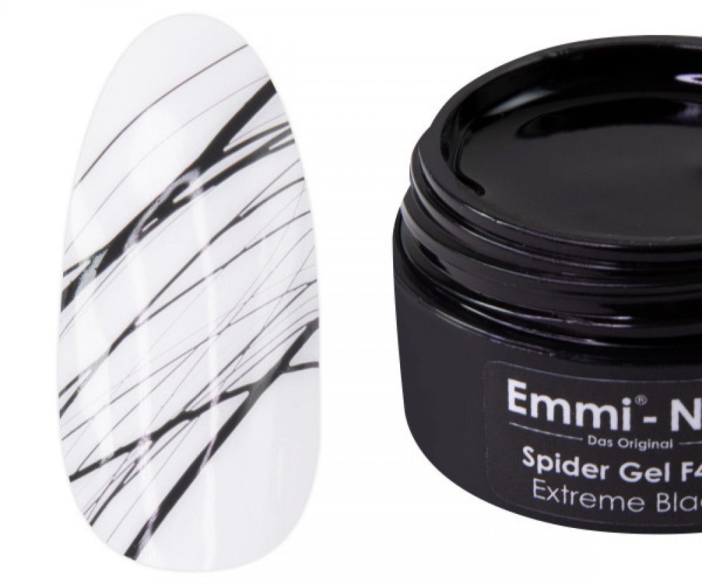 Emmi-Nail Spider Gel Extreme black 8g -F457-