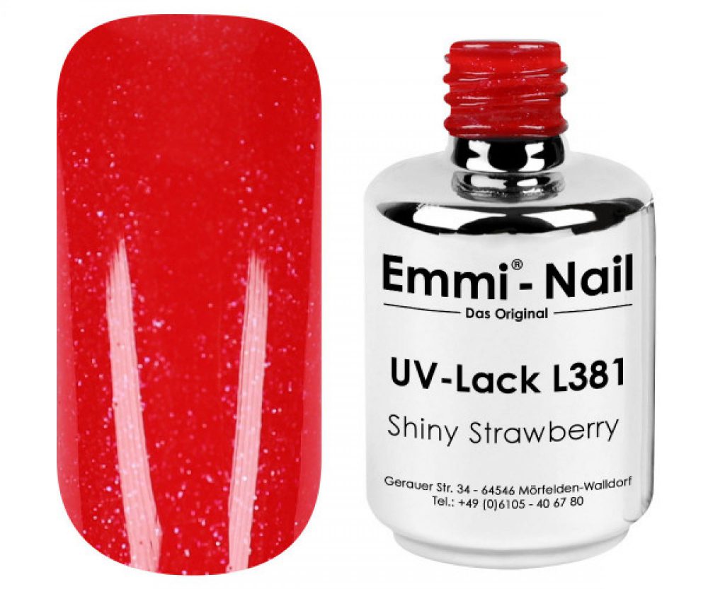 Emmi Shellac UV/LED-Lack Shiny Strawberry -L381-