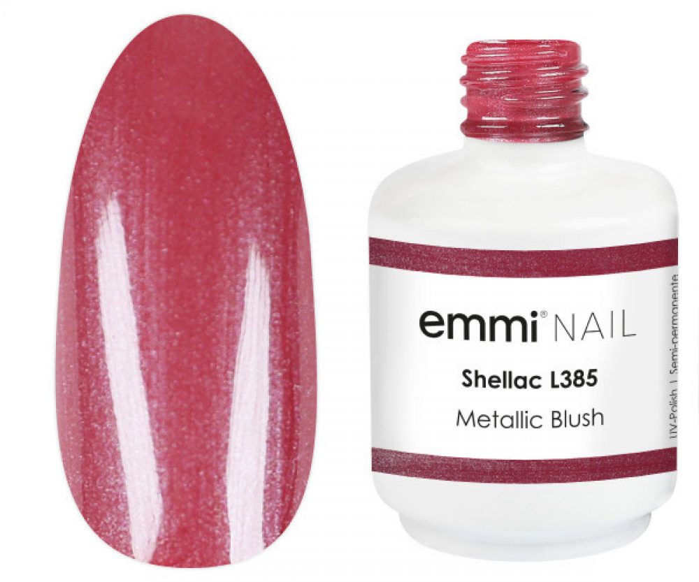 Emmi Shellac UV/LED-Lack Metallic Blush -L385-