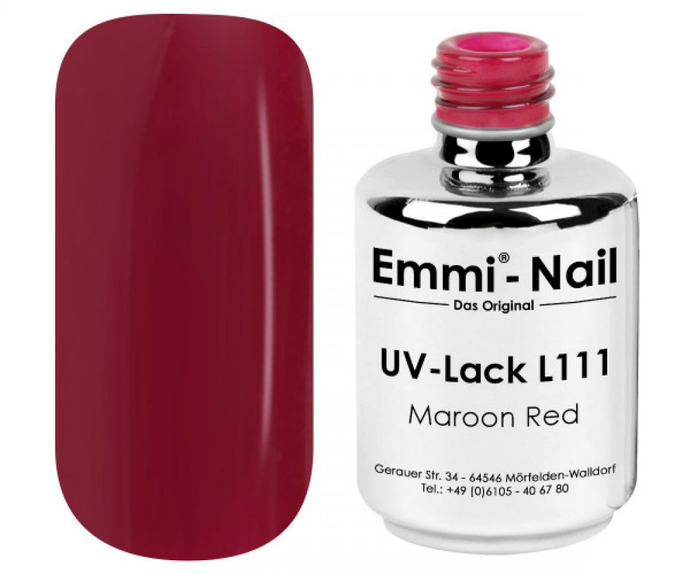 Emmi Shellac UV/LED-Lack Maroon Red -L111-