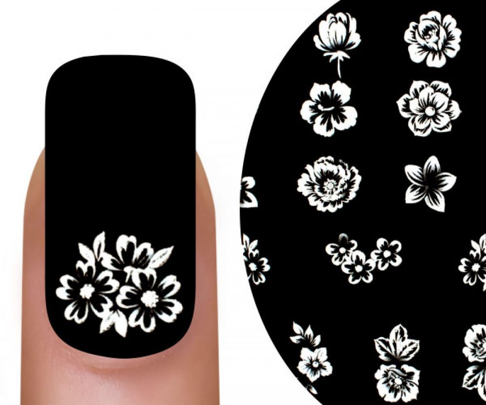 Emmi-Nail 3D τατουάζ λουλούδι λευκό