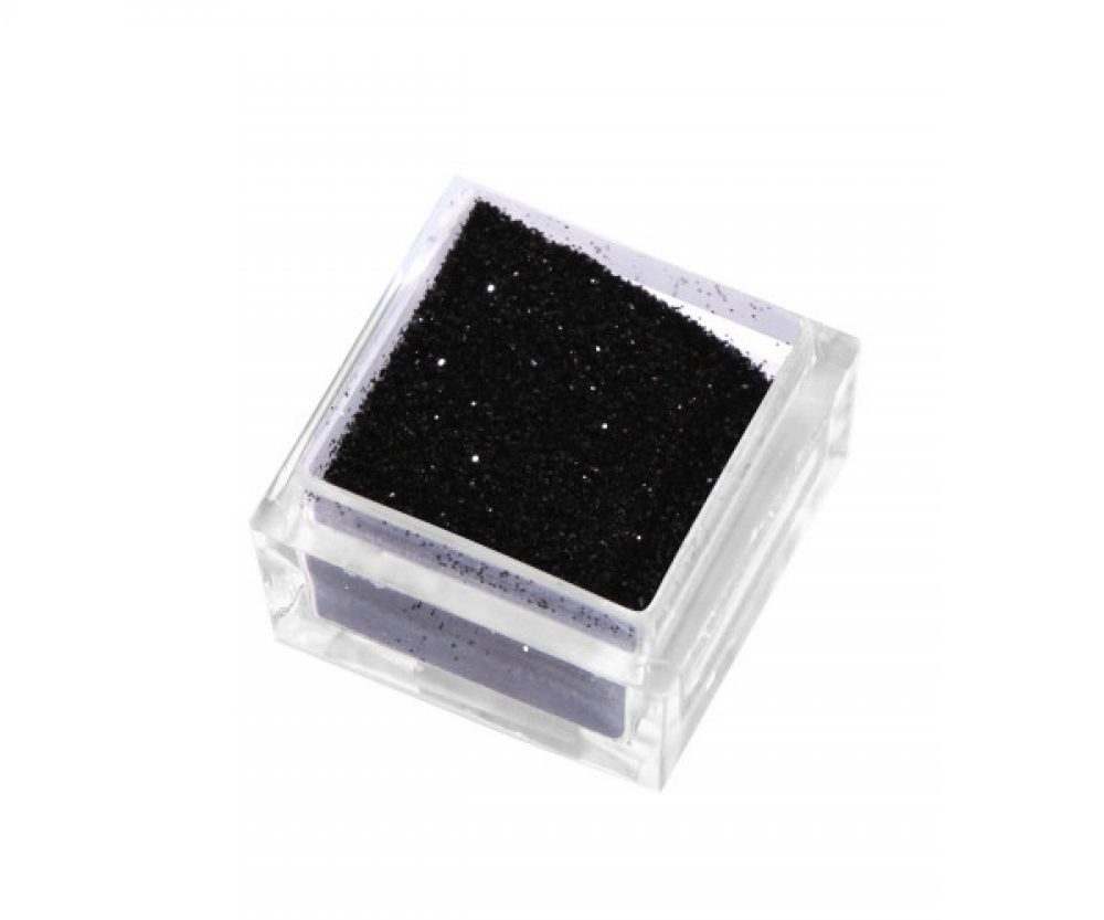 Glitter powder black