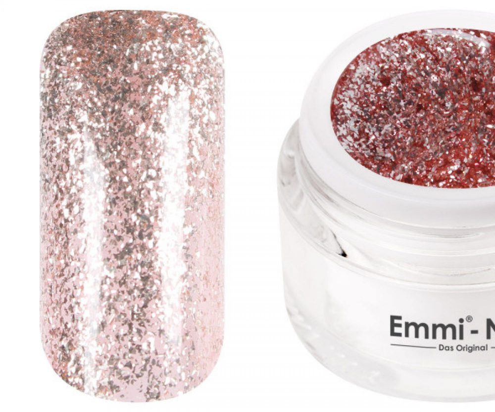 Emmi-Nail Color Gel Fairy Glitter Rose 5ml -F126-