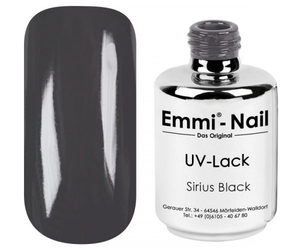 Emmi Shellac UV/LED-Lack Sirius Black -L061-