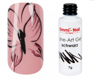 Emmi Nail Emmi Nail Line Art Gel "μαύρο" 7γρ