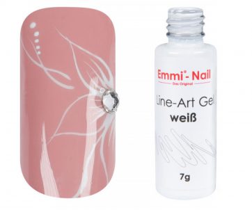 Emmi Nail Emmi Nail Line Art Gel "λευκό" 7γρ