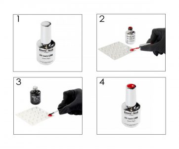 Emmi Nail Αυτοκόλλητες κουκίδες για τζελ & βερνίκια UV/LED 25 τεμαχίων