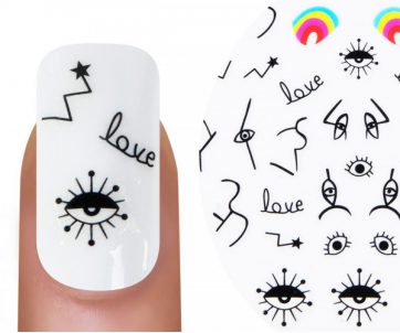 Emmi Nail Emmi-Nail 3D Art Nail Sticker Eyes 2