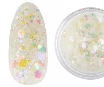 Emmi Nail Emmi-Nail Glitterpowder-sequins "Glow" white