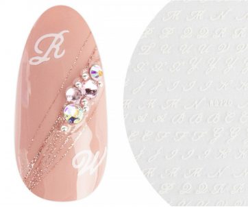 Emmi Nail Emmi-Nail 3D Art Nail Sticker Letters 1