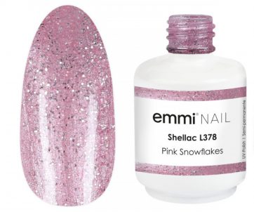 Emmi Nail Emmi Shellac UV/LED-Lack Pink Snowflakes -L378