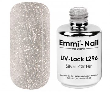 Emmi Nail Emmi Shellac UV/LED-Lack Silver Glitter -L296-