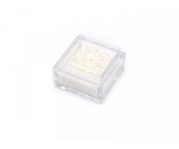 Emmi Nail Effect sequin glitter white