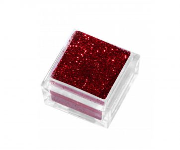 Emmi Nail Glitter powder red