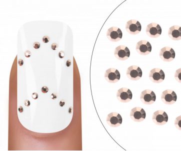 Emmi Nail Strasssteine SS3 Rosé Gold